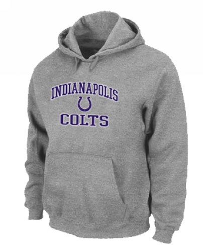 NFL Men's Nike Indianapolis Colts Heart & Soul Pullover Hoodie - Grey